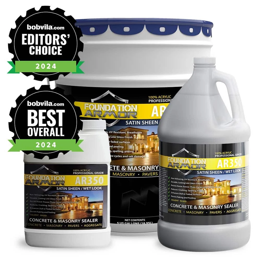 Armor AR350 Solvent Based Acrylic Wet Look Concrete Sealer