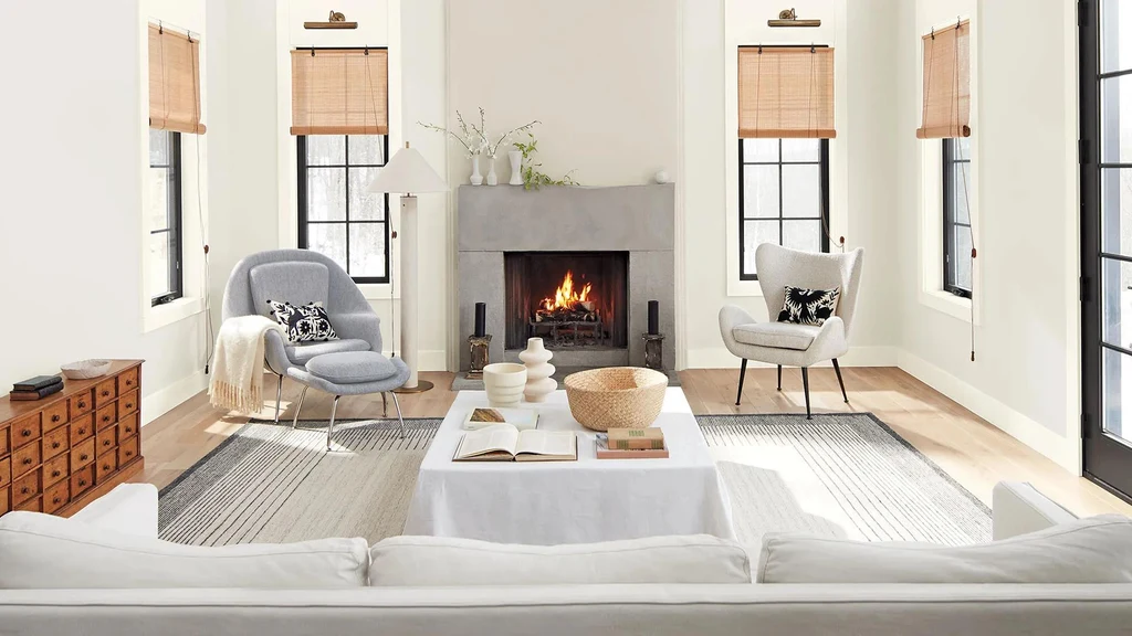 Benjamin Moore Swiss Coffee OC-45 in Regal Select
