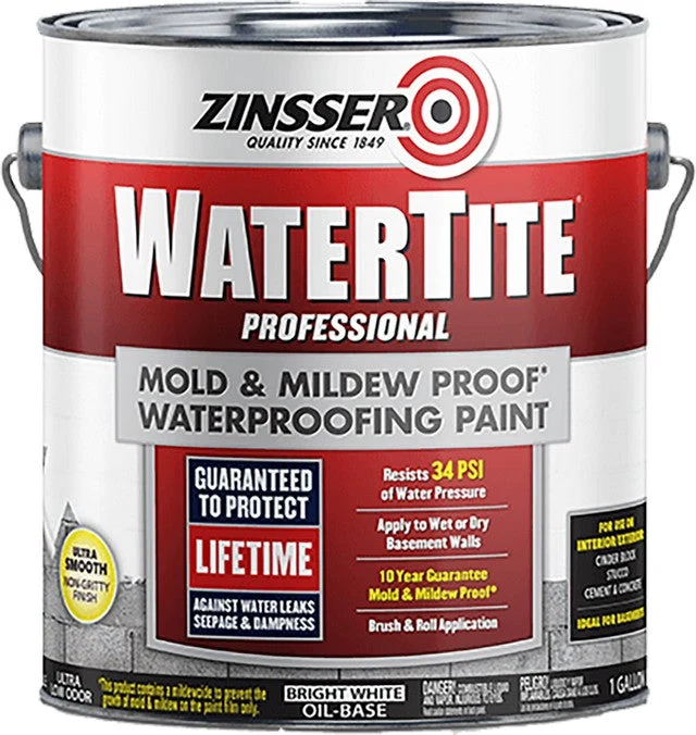 Rust-Oleum Zinsser Watertite Mold & Mildew-Proof Waterproofing Paint