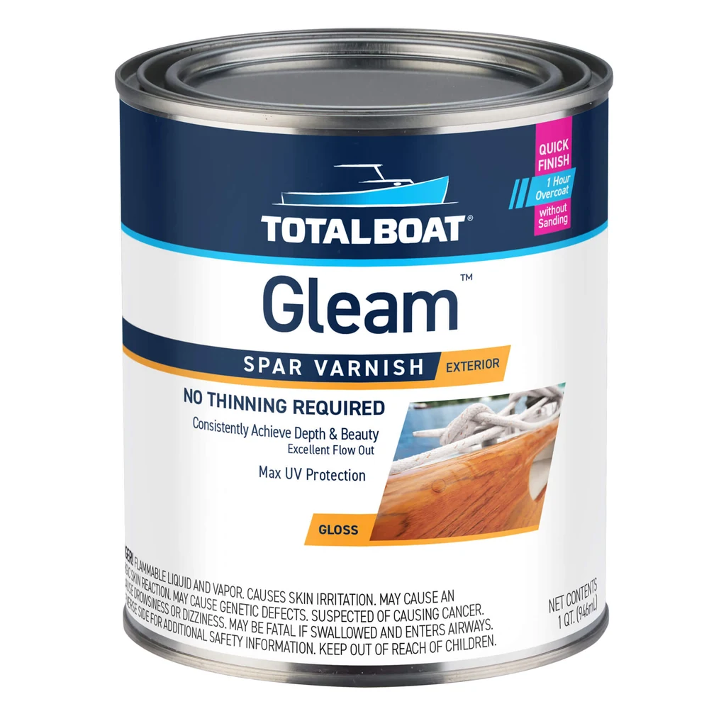 TotalBoat Gleam Marine Spar Varnish
