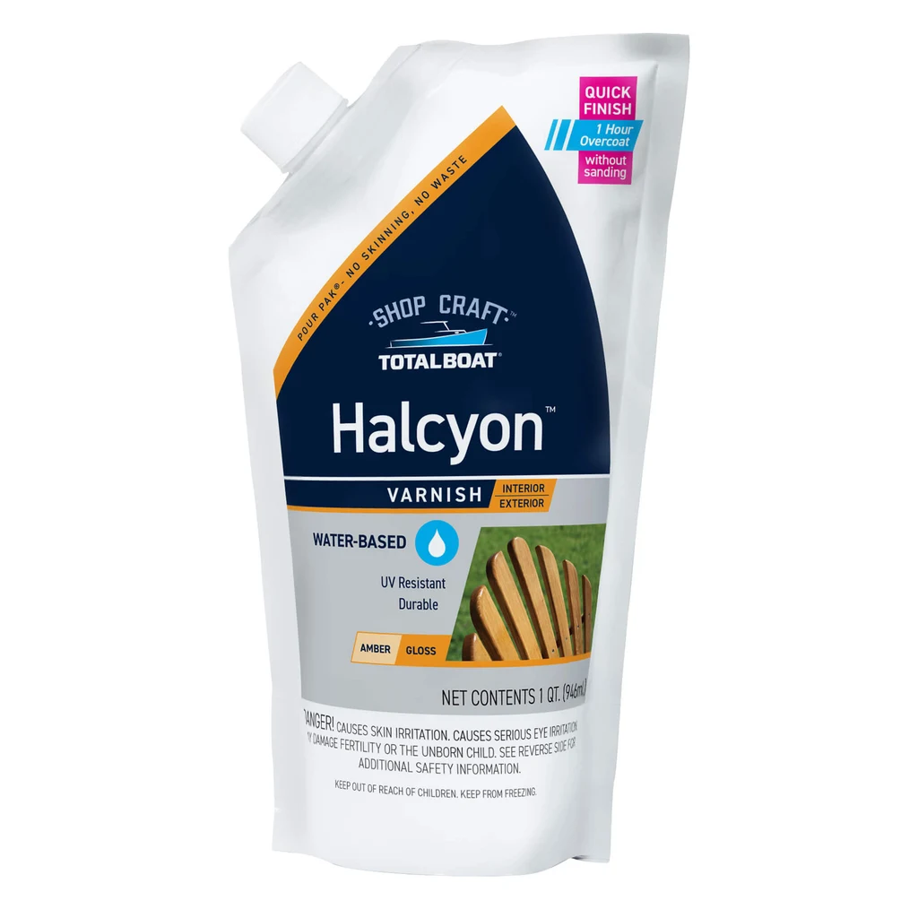 TotalBoat Halcyon Water-Based Marine Varnish