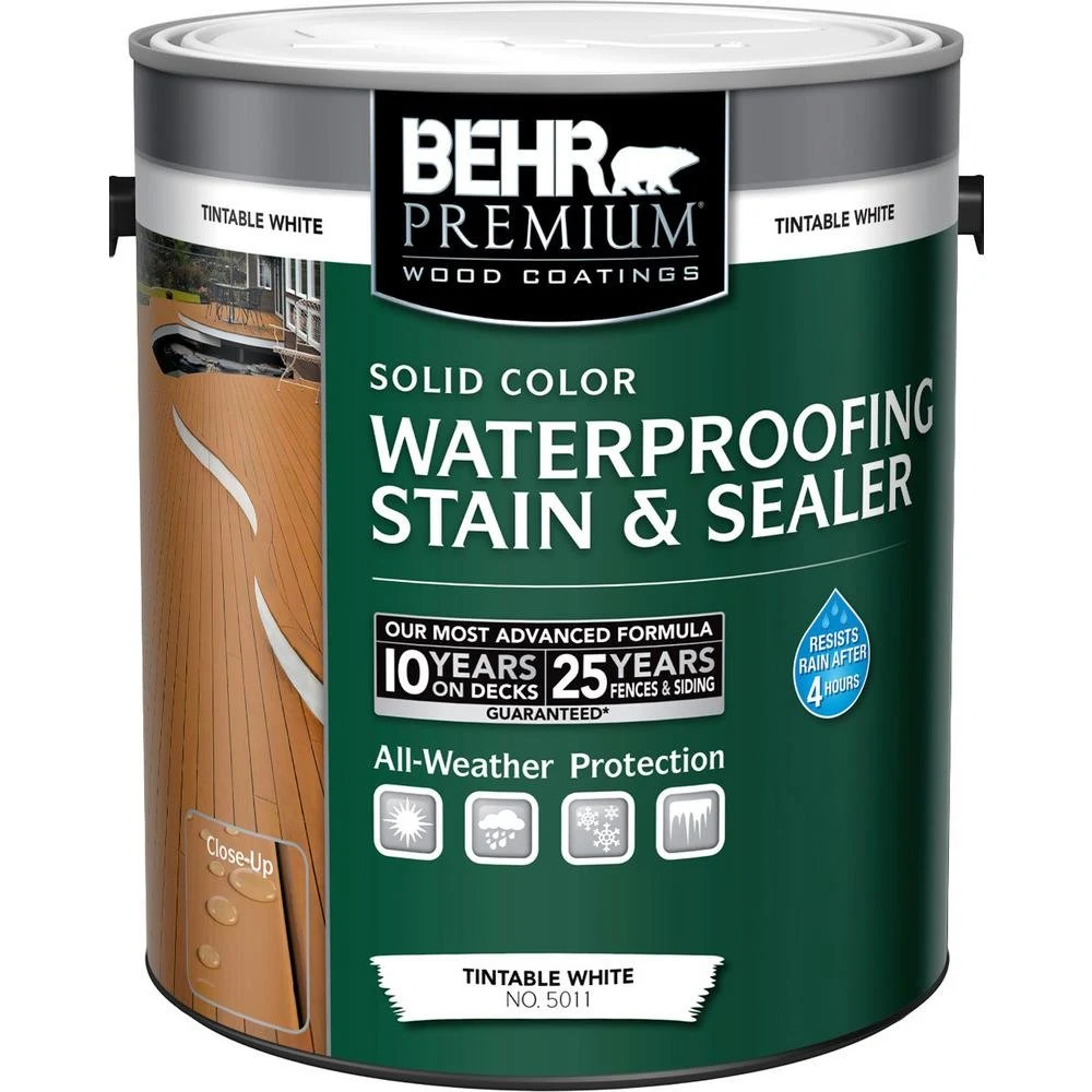 Behr Premium Solid Color Waterproofing Stain & Sealer