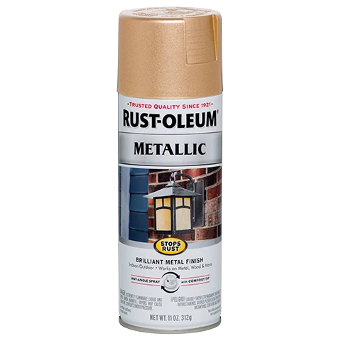 Stops Rust Metallic Spray Paint