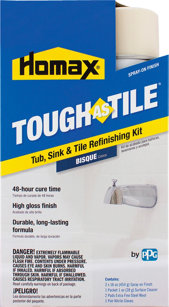 Homax Tough as Tile Aerosol Tub & Tile Refinishing Kit