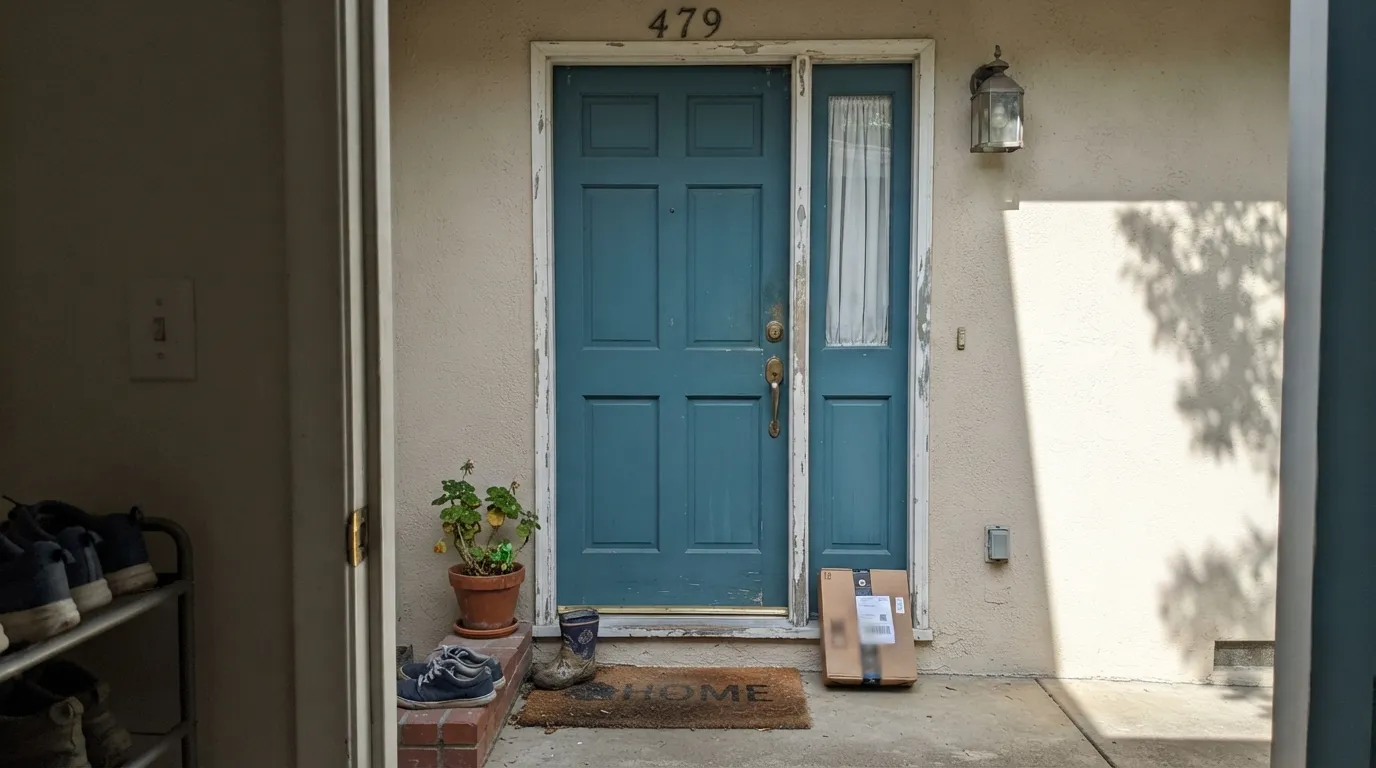 Behr Aegean Blue in a real room