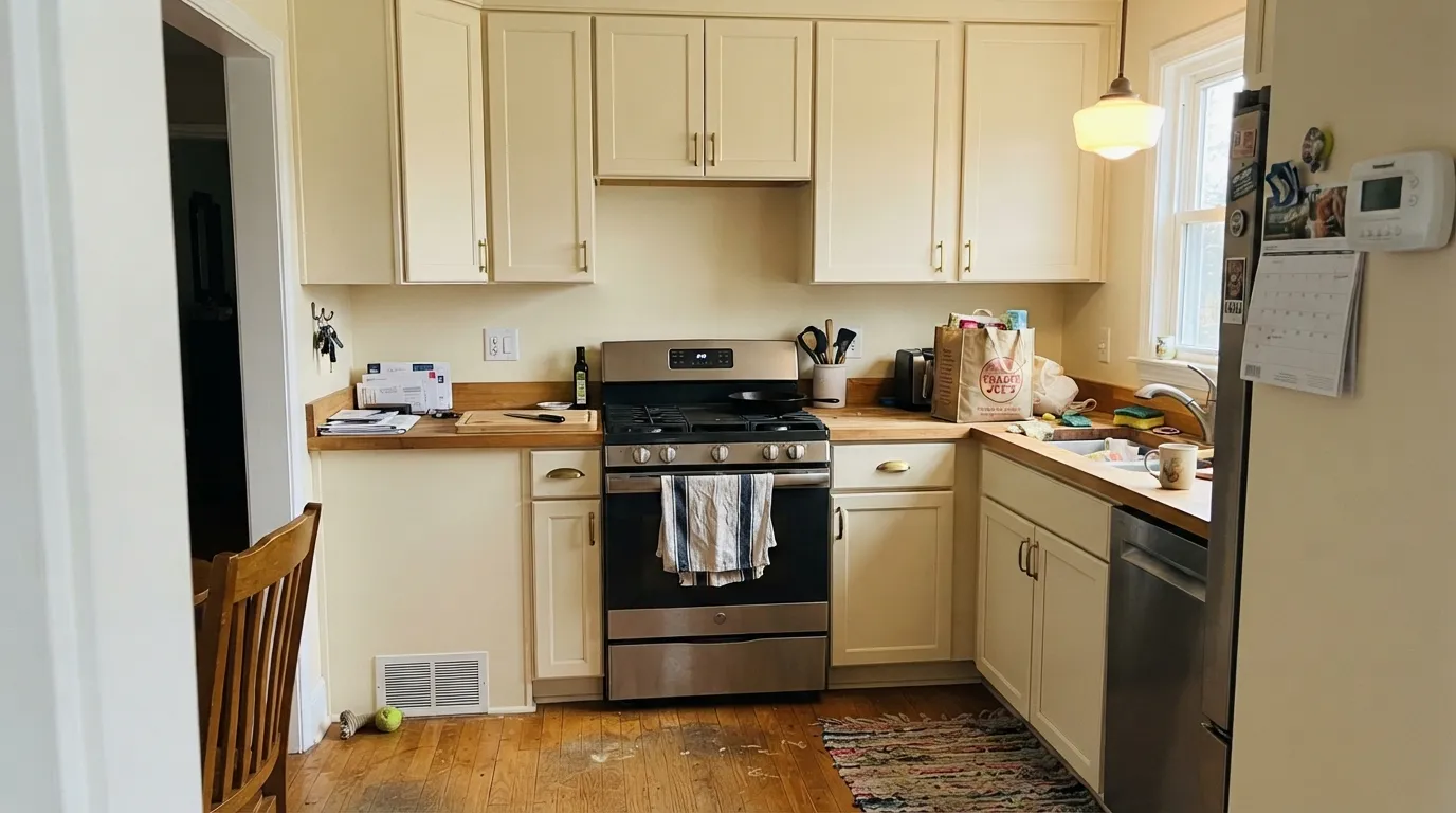 Behr Apple Core in a real room