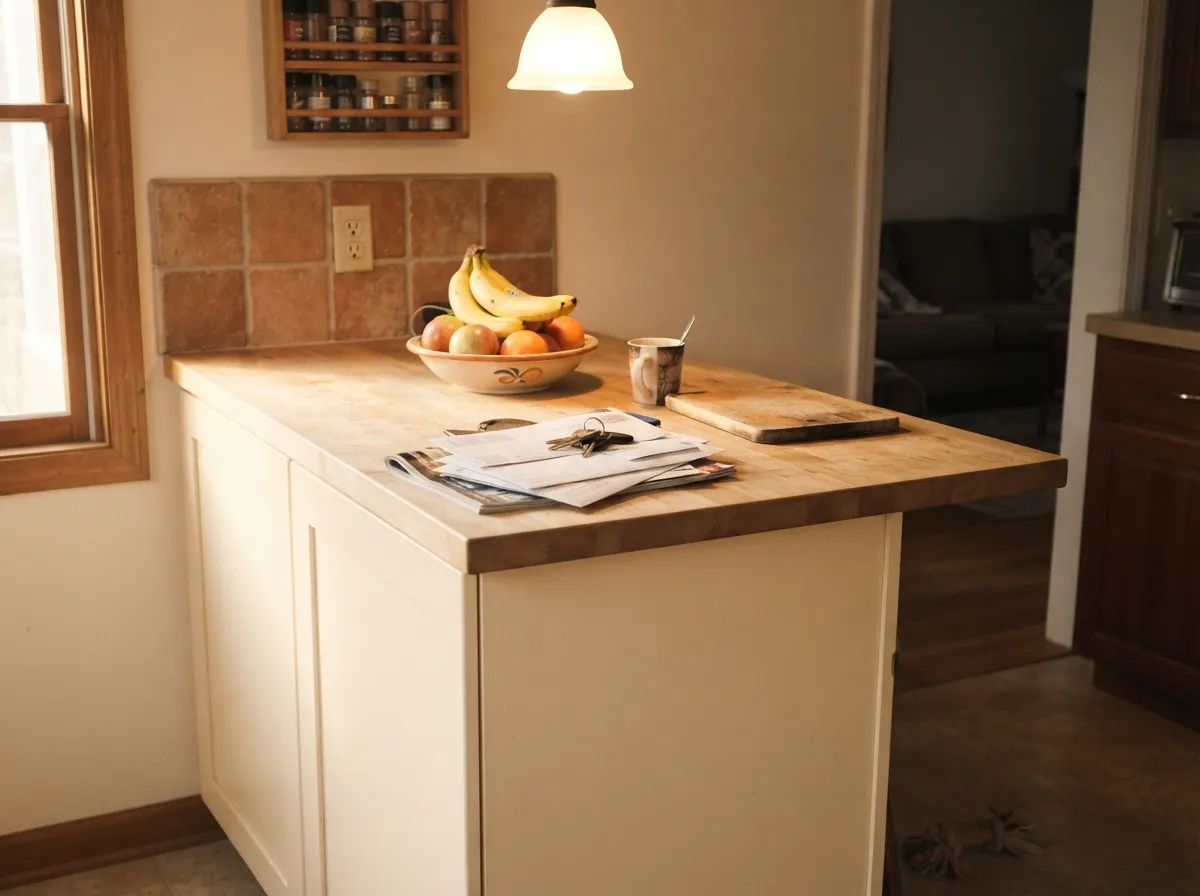 Paired with a terracotta accent the pale yellow finally gets some depth to lean on — the trend photo, in real life.