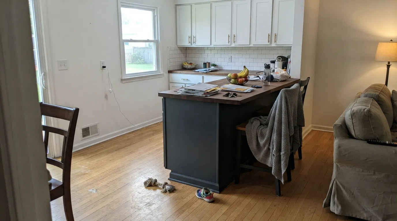 Behr Carbon Copy in a real room