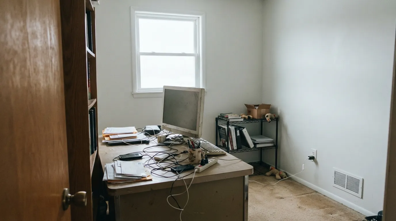 The honest shot: without direct light, Coconut Twist's whisper of cream disappears almost entirely and the wall reads like a flat, ordinary white — the exact letdown for anyone expecting a visibly warm color.