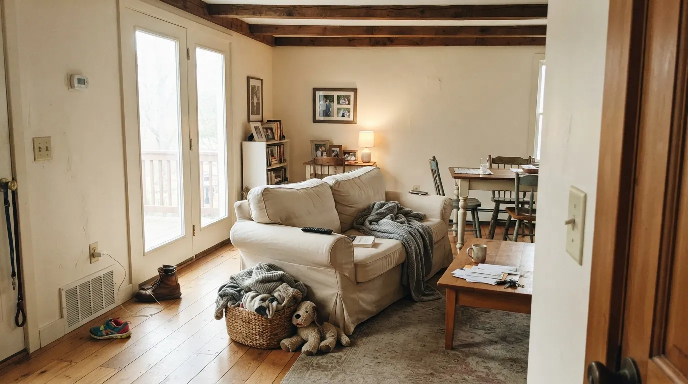 Behr Cottage White in a real room