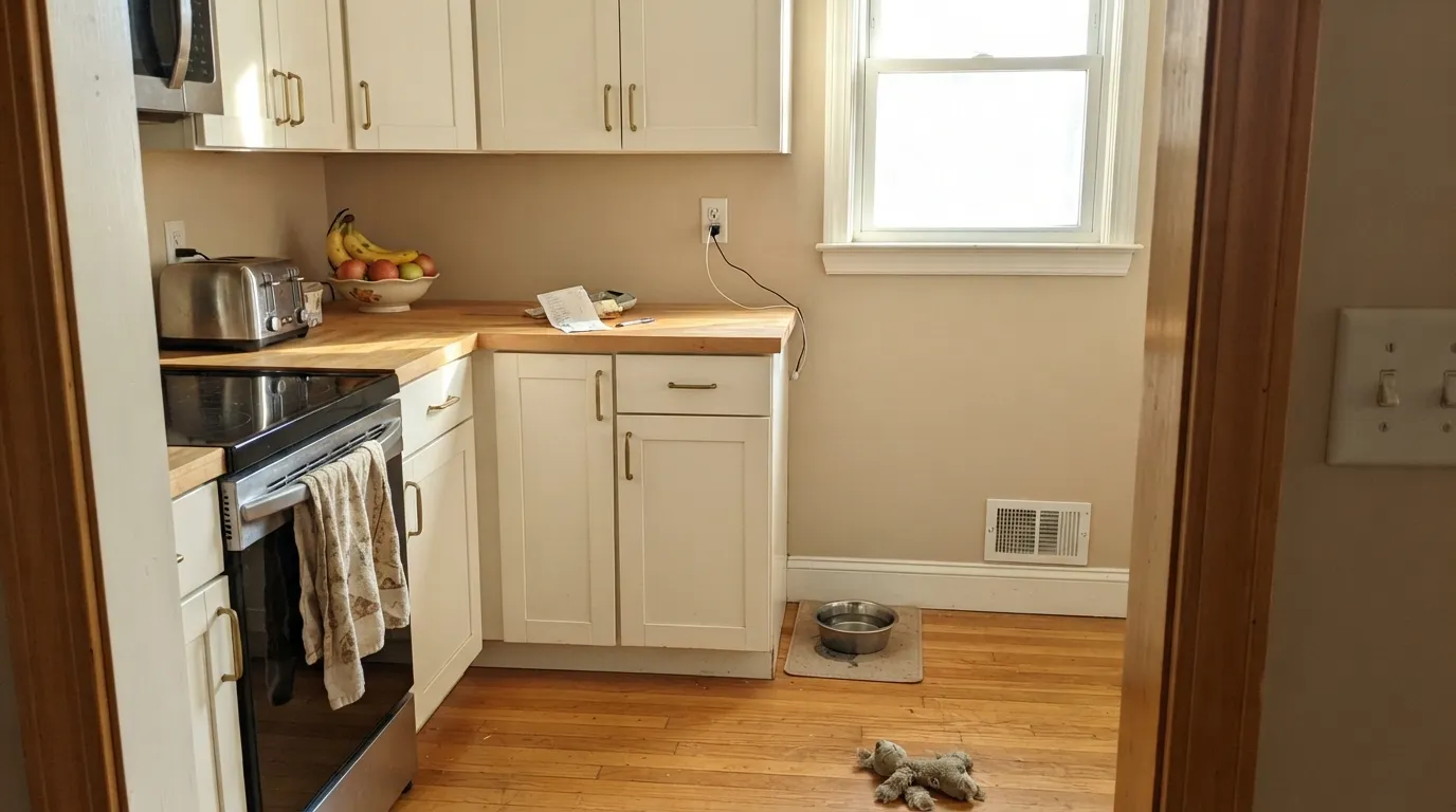 Behr Creamy White in a real room