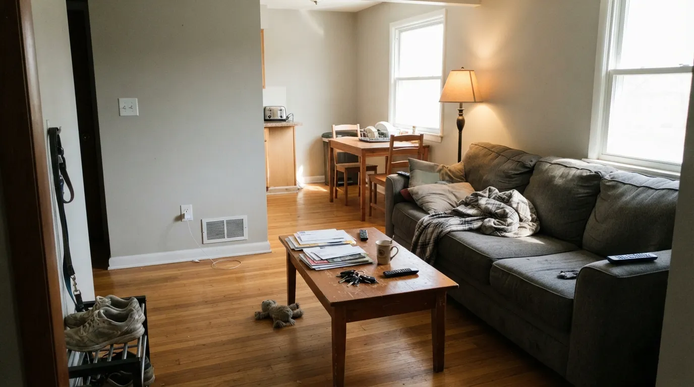 Behr Dolphin Fin in a real room