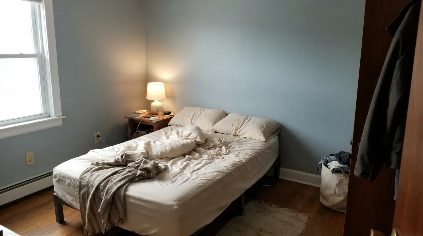 Behr Drizzle in a real room