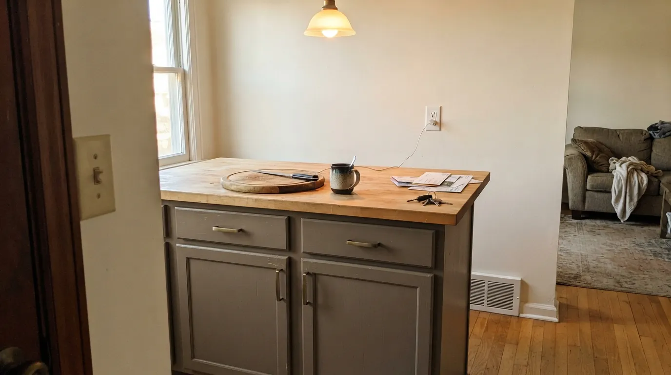 Behr Dry Brown in a real room