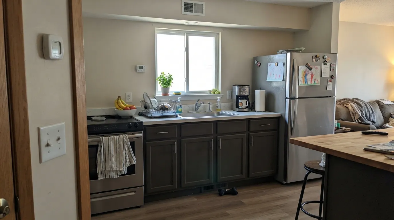Behr Espresso Beans in a real room