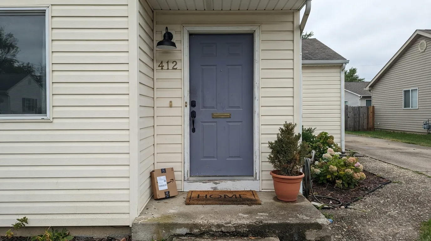Behr Gothic Purple in a real room