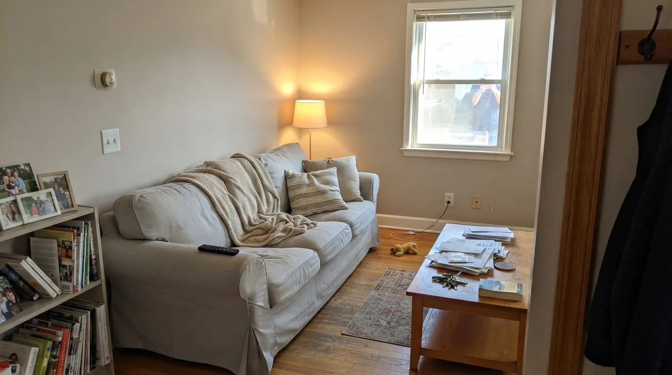 Behr Granite Dust in a real room