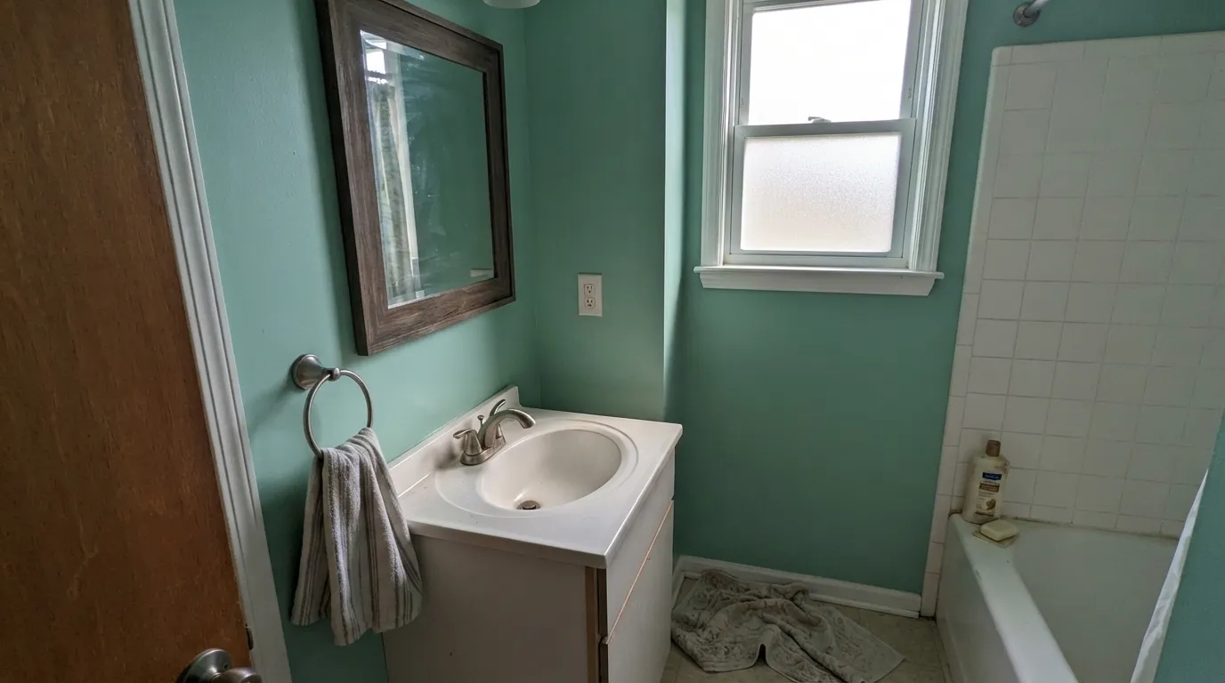 Behr Green Meets Blue in a real room