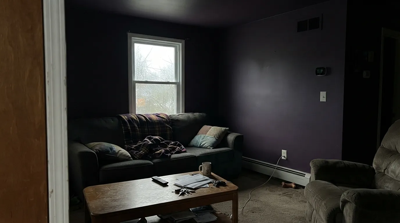The honest shot: a whole room in King's Court with no white contrast and no lamp reads like a cave, not a jewel box — the exact mistake behind most disappointed reviews.