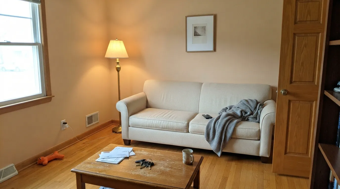 Behr Loft Light in a real room