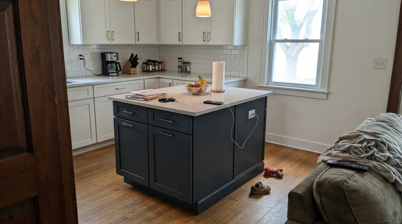 Behr Midnight Blue in a real room