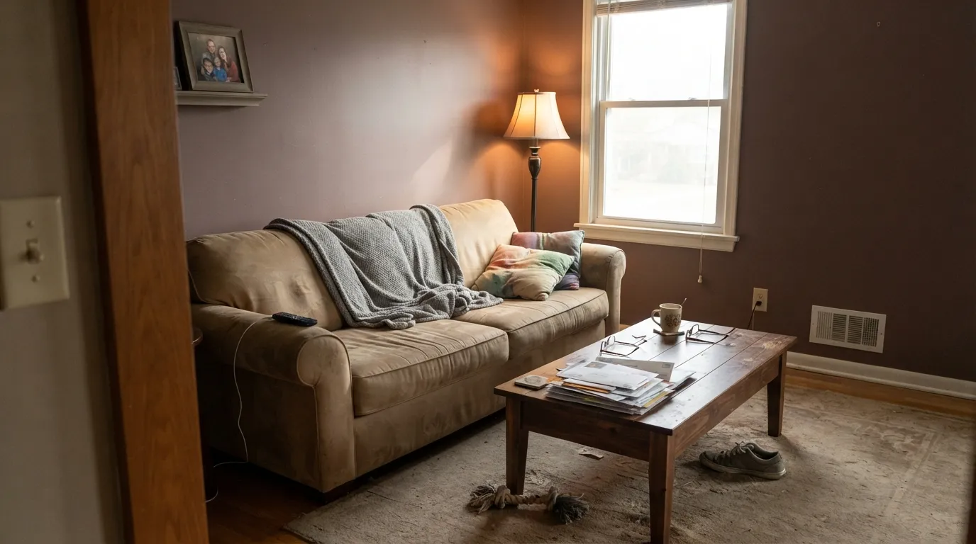 Behr Modern Mocha in a real room