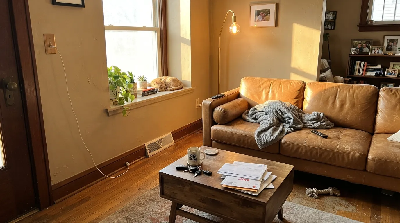 Behr Mushroom Bisque in a real room