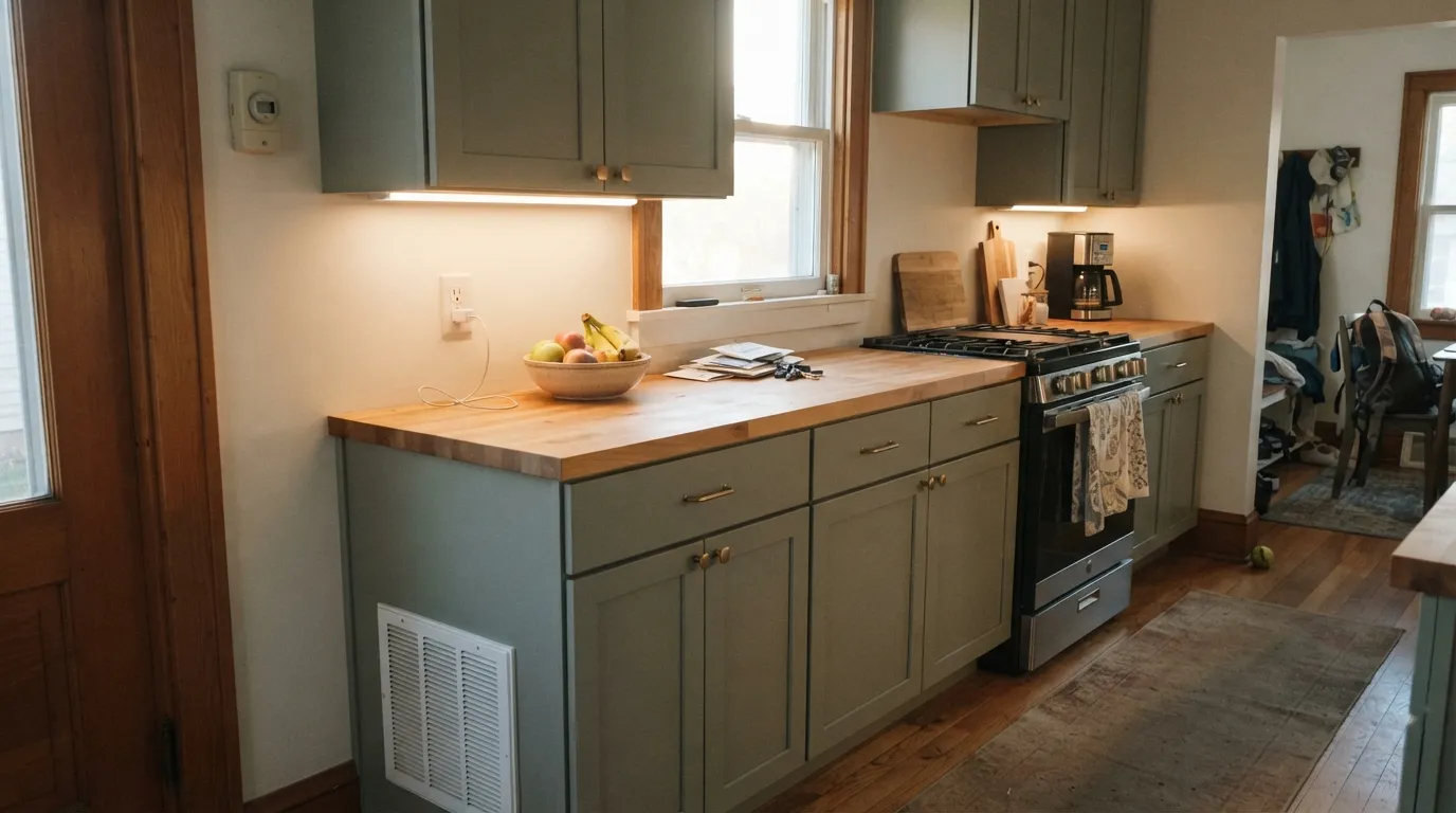 Behr Muted Sage in a real room