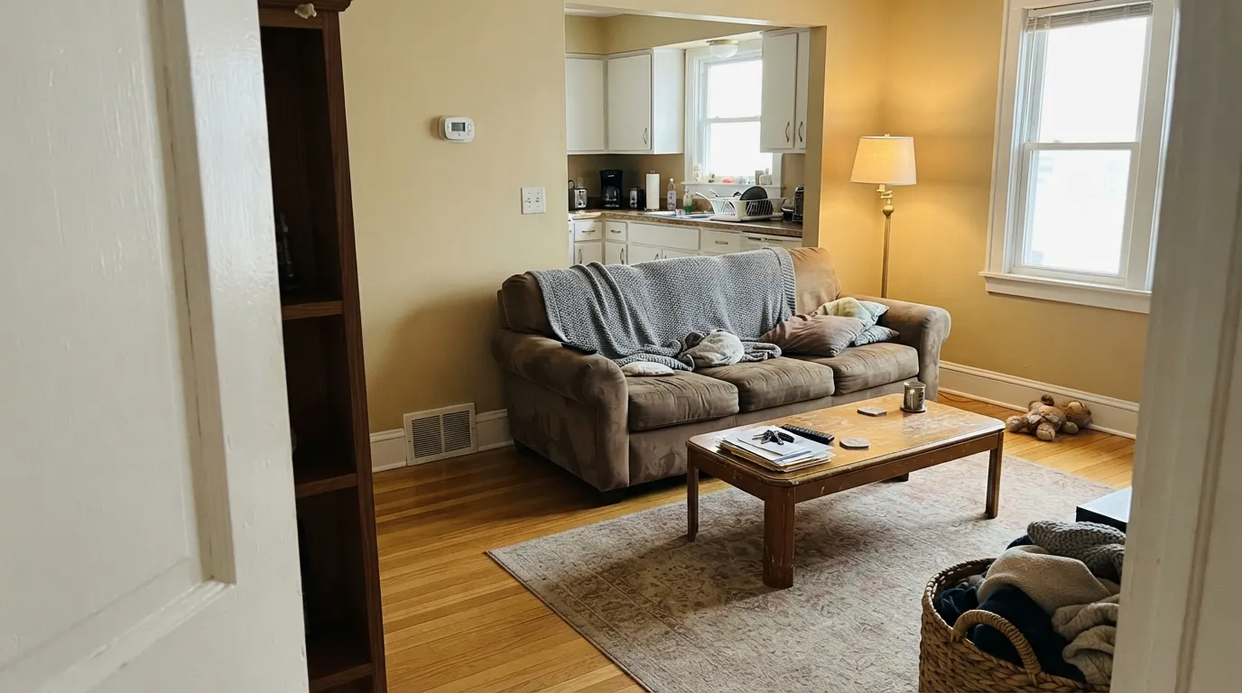 Behr Natural Almond in a real room
