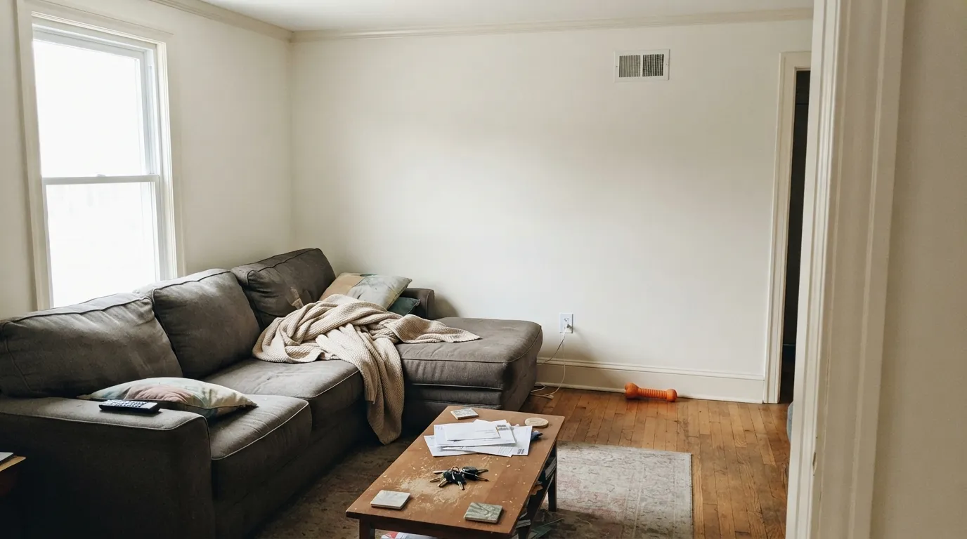 Behr Natural White in a real room