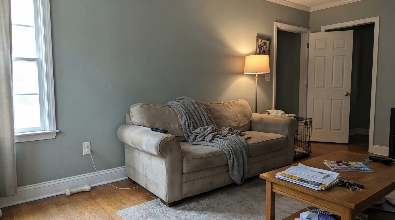 Behr Natures Gift in a real room