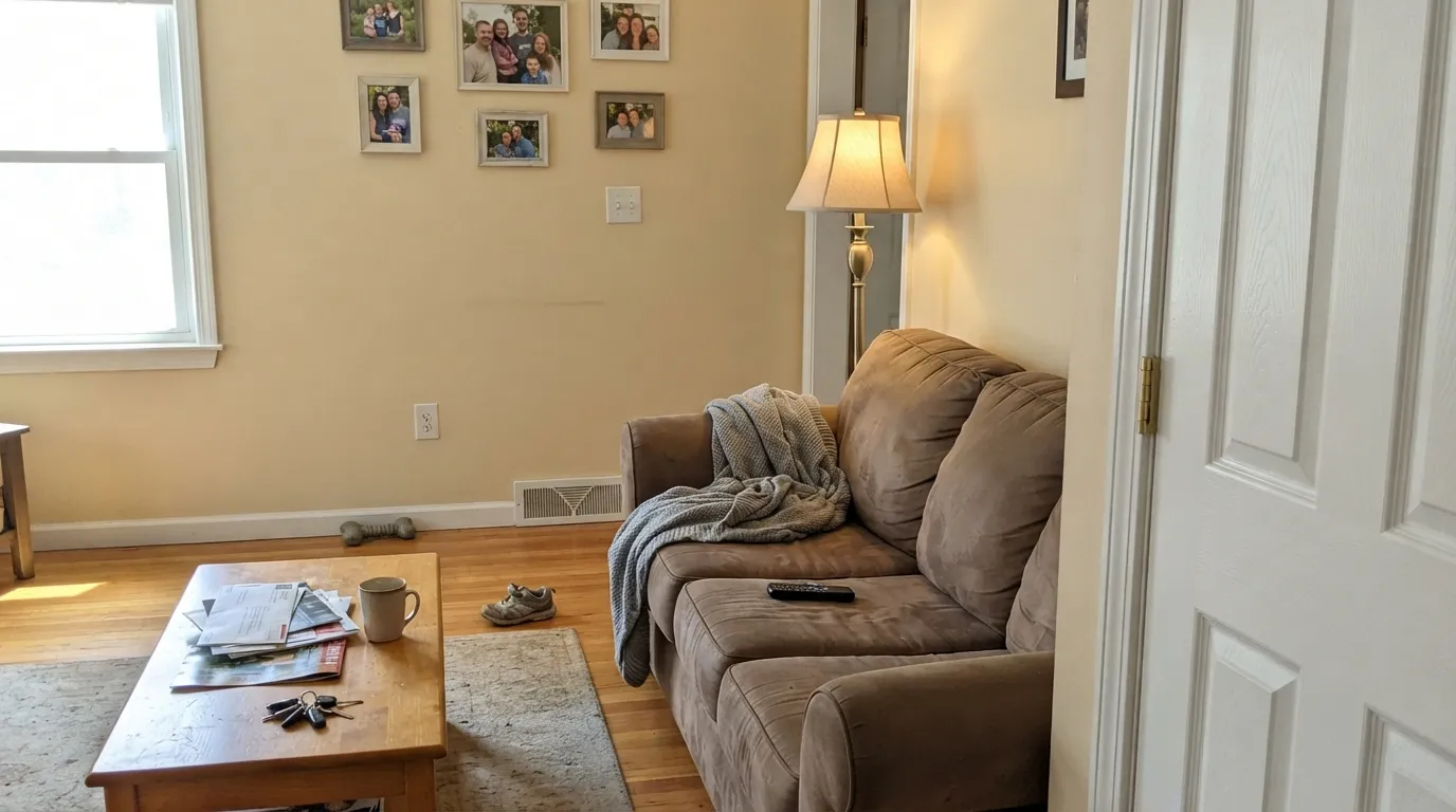 Behr Navajo White in a real room