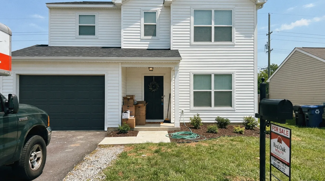 Behr New House White in a real room