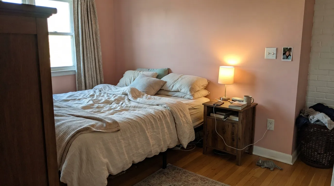 Behr Noble Blush in a real room