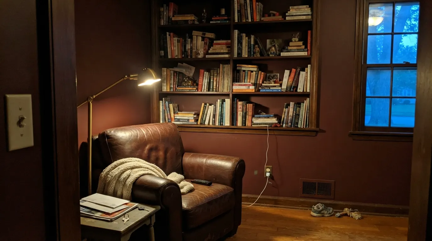 Behr Oxblood in a real room