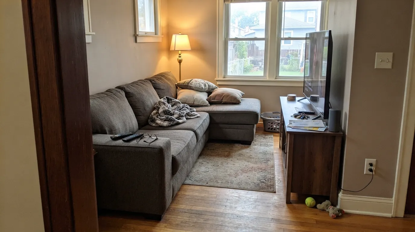 Behr Pure Earth in a real room