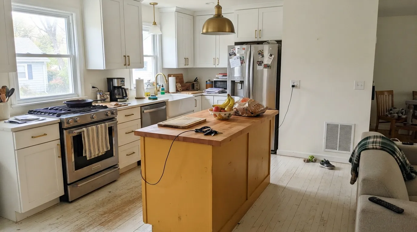 Behr Saffron Strands in a real room