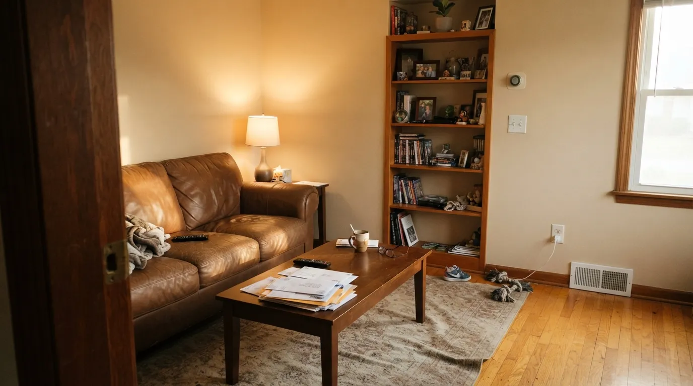 Behr Sandy Beige in a real room