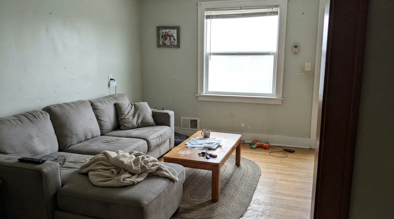 Behr Sea Salt in a real room