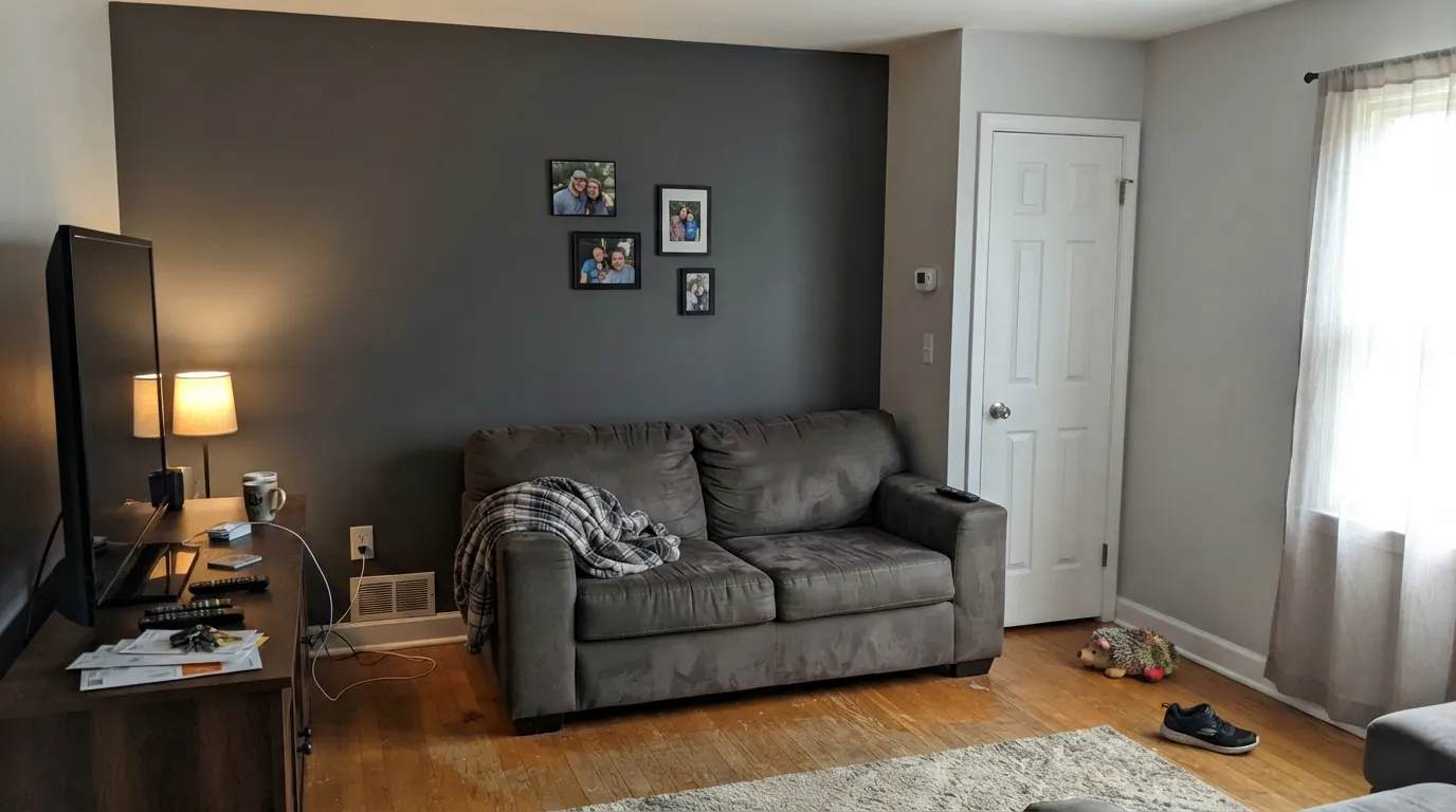 Behr Shadow Mountain in a real room