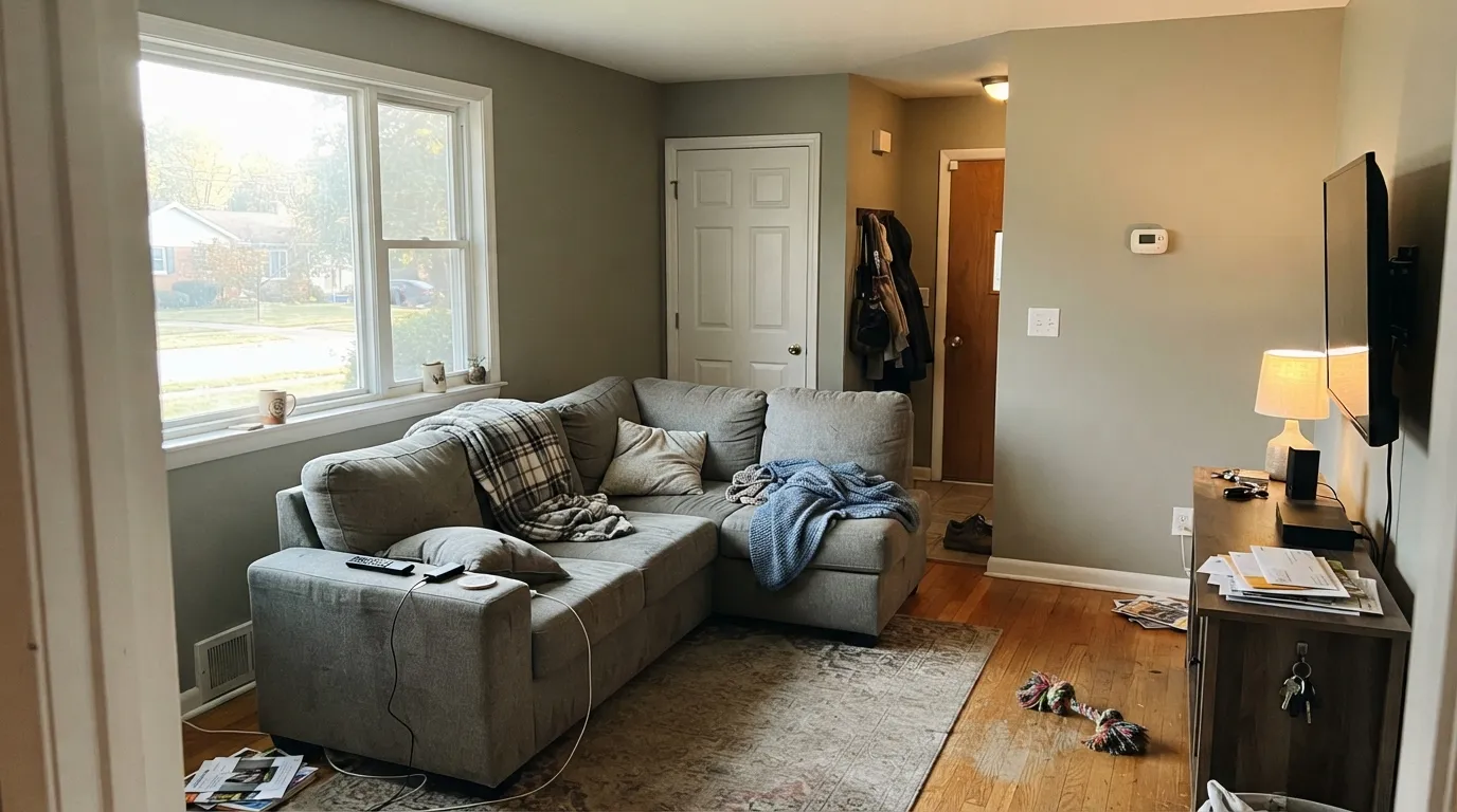 Behr Smokestack in a real room