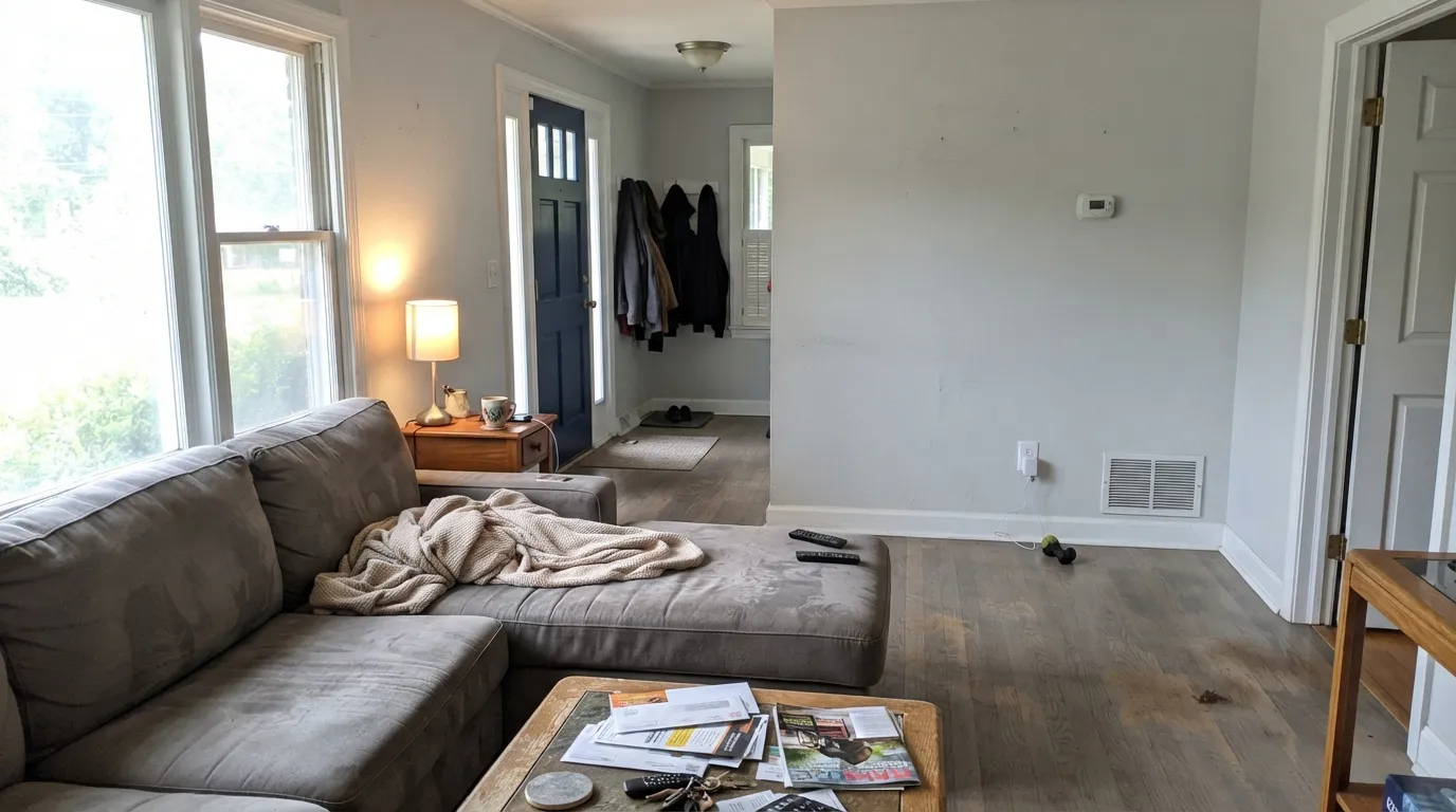 Behr Statement White in a real room