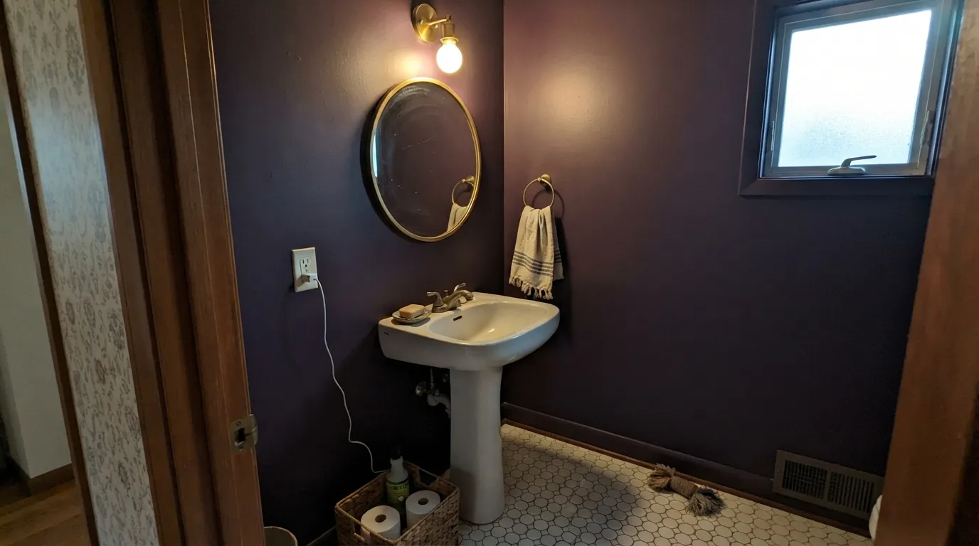 Behr Sultana in a real room