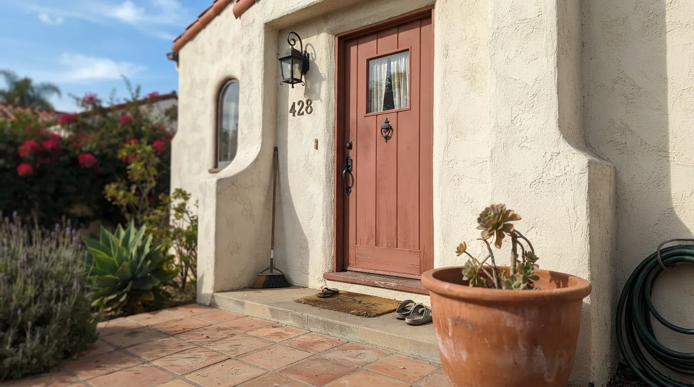 Behr Terra Cotta Urn in a real room