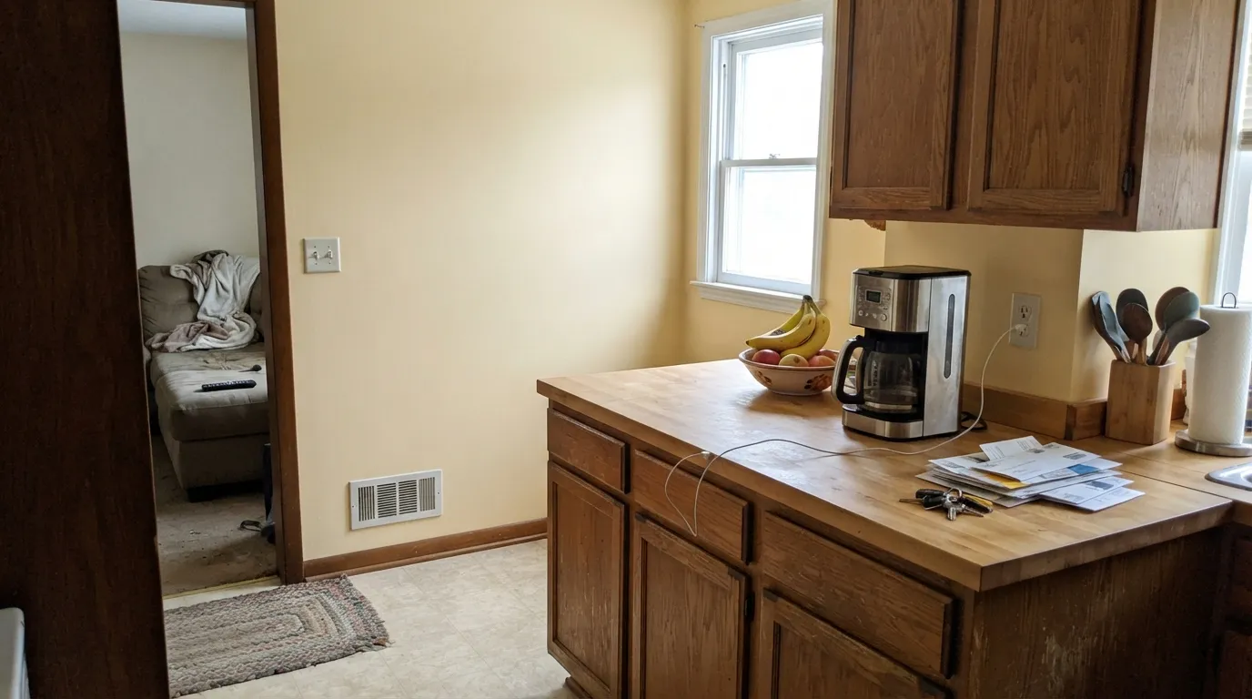 Behr Vanilla Ice Cream in a real room