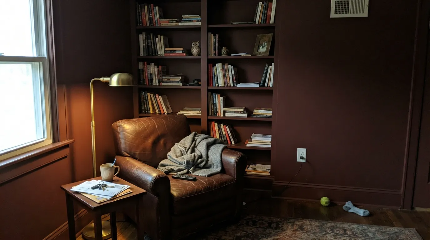 Benjamin Moore Bewitched in a real room