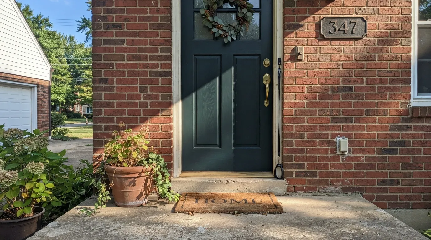 Benjamin Moore Black Forest Green in a real room