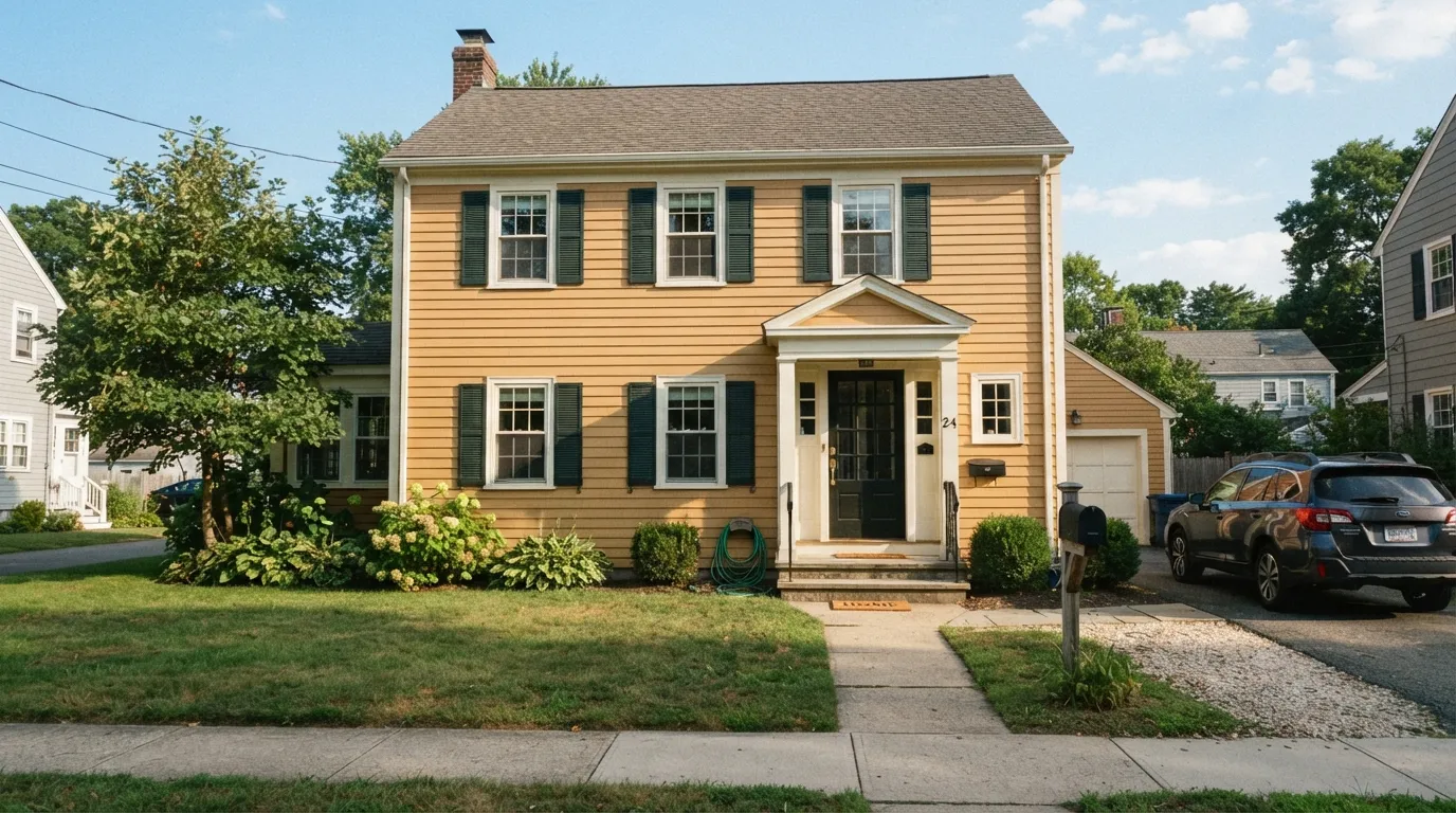 Benjamin Moore Chestertown Buff in a real room