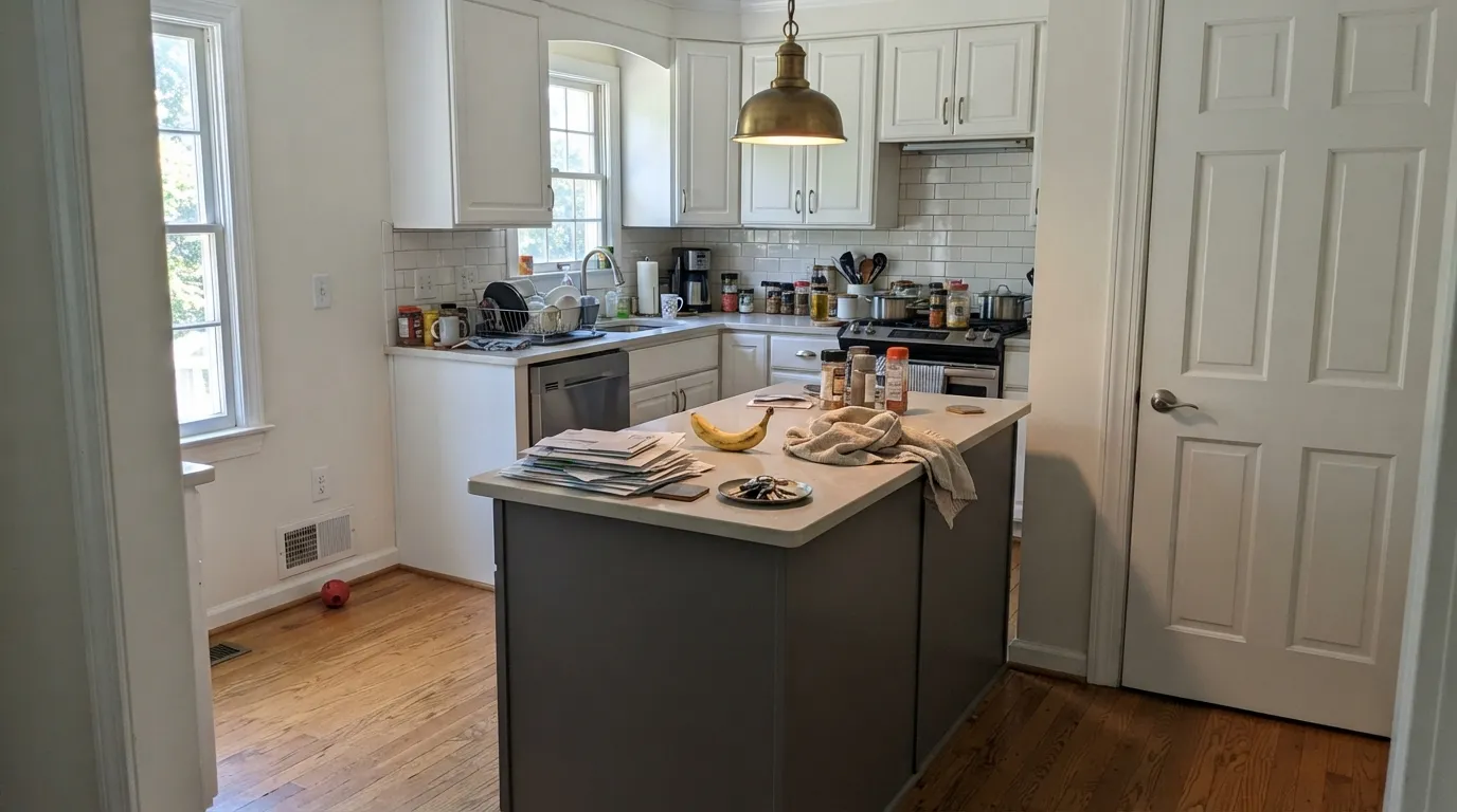 Benjamin Moore Cinder in a real room