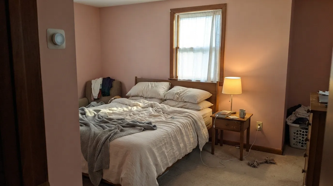 Benjamin Moore Conch Shell in a real room